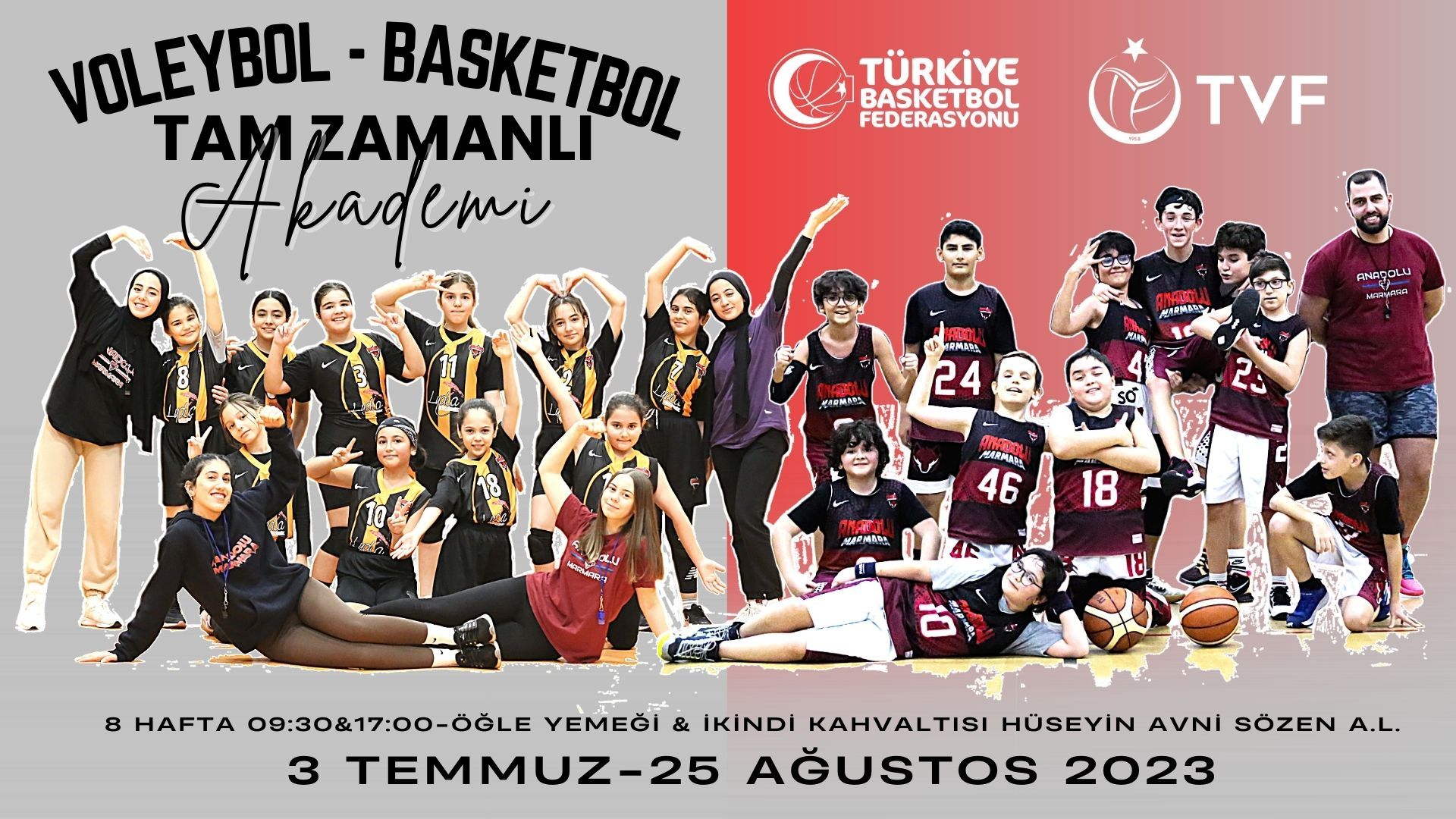 2023 Tam Zamanlı Basketbol & Voleybol Akademi